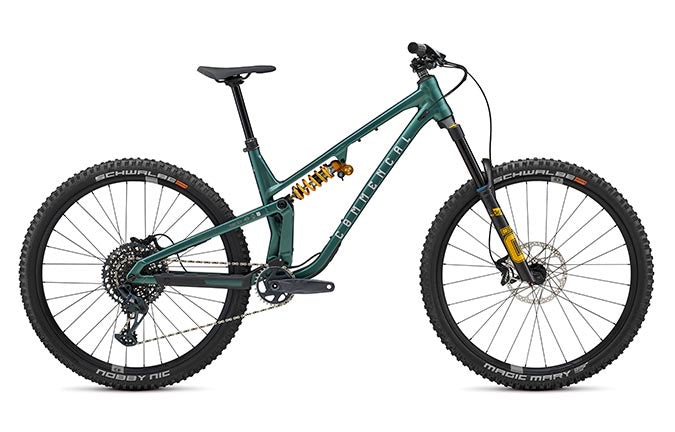 Paint for 2023 Commencal Meta V5 Ohlins Edition - Matte Metallic Green