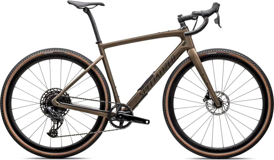 Paint for 2025 Specialized Diverge Expert Carbon - Satin Burnt Gold Metallic