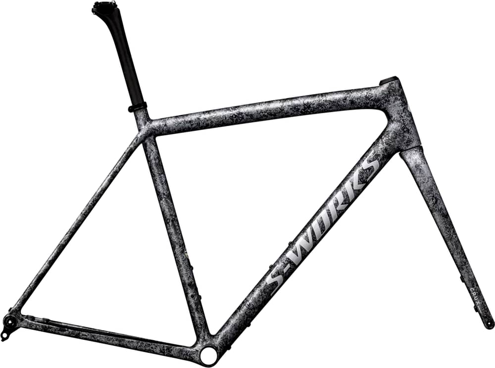 Paint for 2025 Specialized S-Works Crux Frameset - Satin Carbon