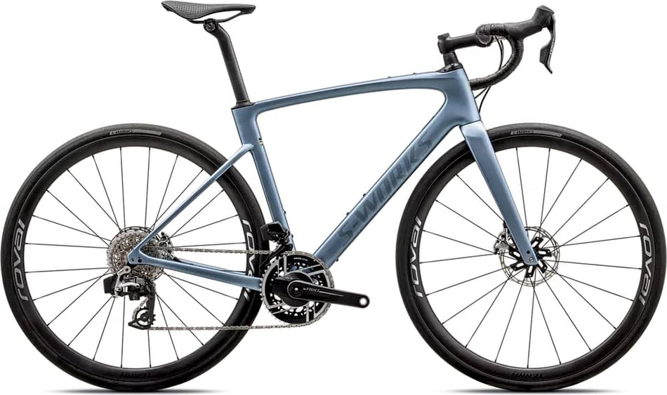 Lack für 2025 Specialized S-Works Roubaix SL8 LTD SRAM RED AXS - Satin Glacial Metallic