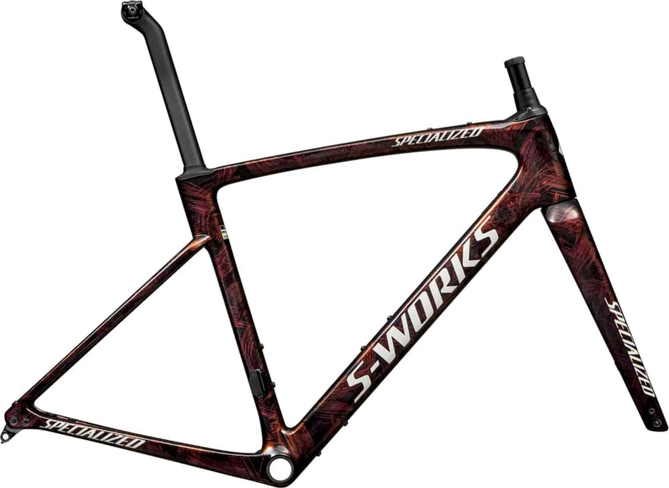 Paint for 2025 Specialized S-Works Roubaix SL8 Frameset - Gloss Carbon