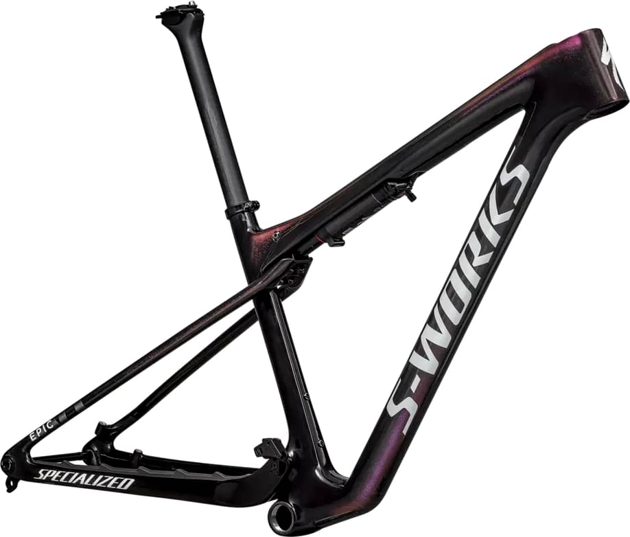 Paint for 2025 Specialized S-Works Epic World Cup Frameset - Gloss Carbon