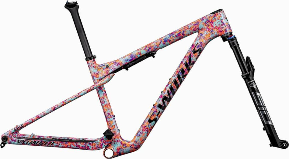 Lack für 2024 Specialized S-Works Epic World Cup Frameset - Gloss Lagoon Blue