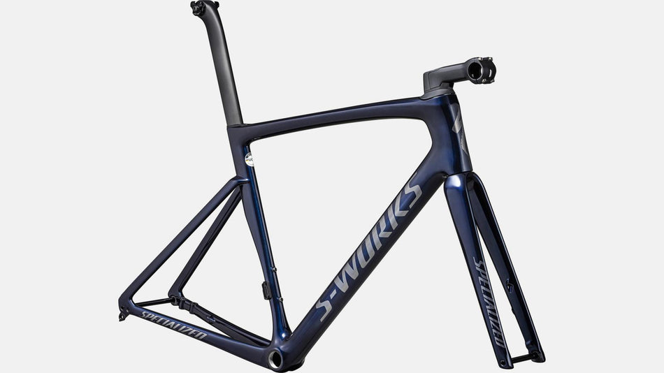 Paint for 2024 Specialized S-Works Tarmac SL7 Frameset - Gloss Metallic Deep Marine