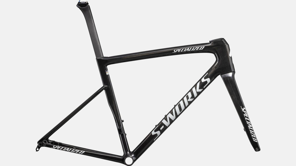 Paint for 2024 Specialized S-Works Tarmac SL8 Project Black LTD Frameset - Gloss Carbon