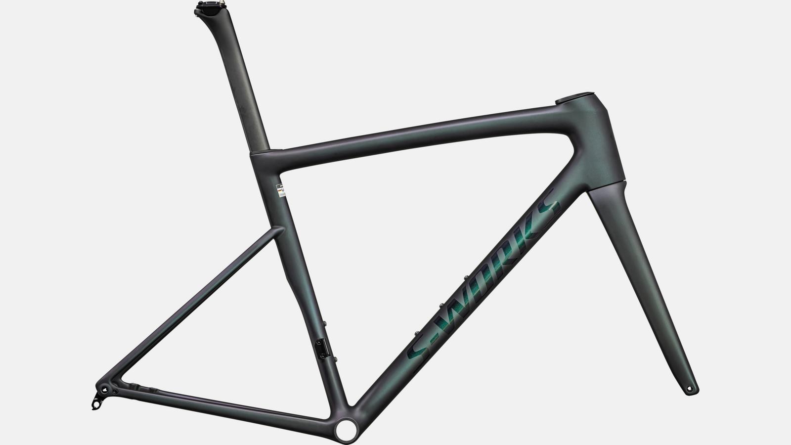 Paint for 2024 Specialized S-Works Tarmac SL8 Frameset - Satin Carbon