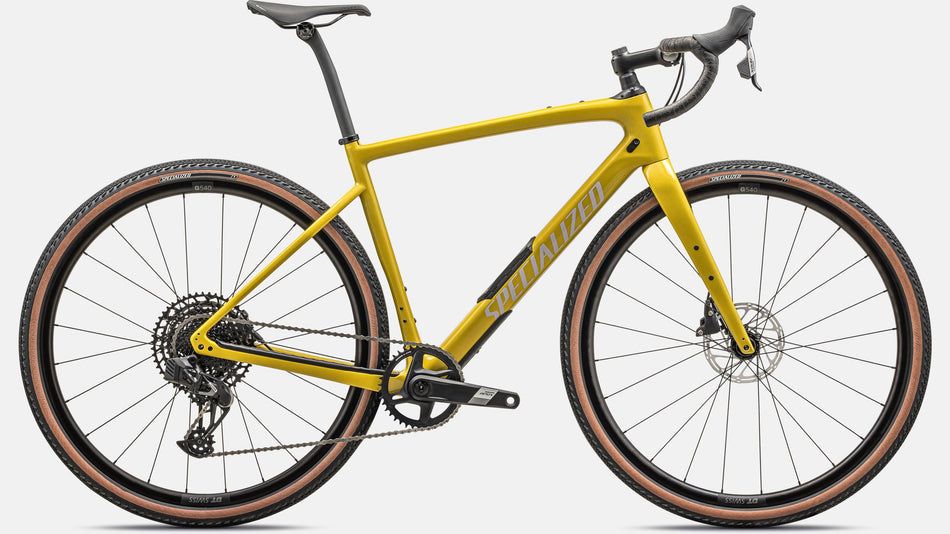 Paint for 2024 Specialized Diverge Comp Carbon - Gloss Metallic Sulphur