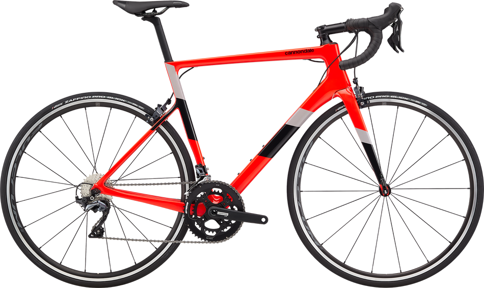 Paint for 2021 Cannondale SuperSix EVO Carbon Ultegra 2 - Gloss Acid Red