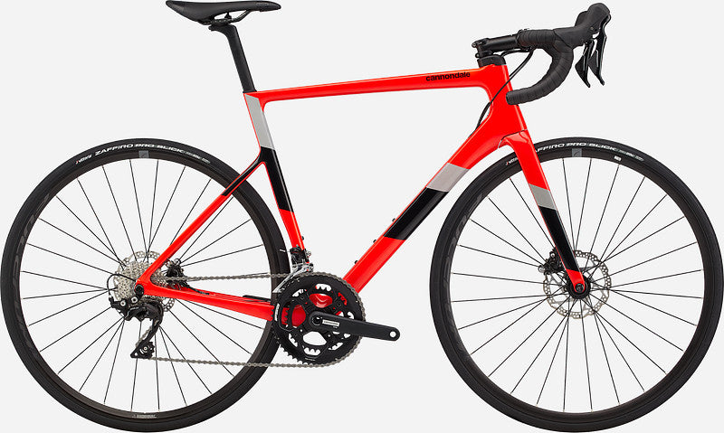 Paint for 2020 Cannondale SuperSix EVO Carbon Disc 105 - Gloss Acid Red