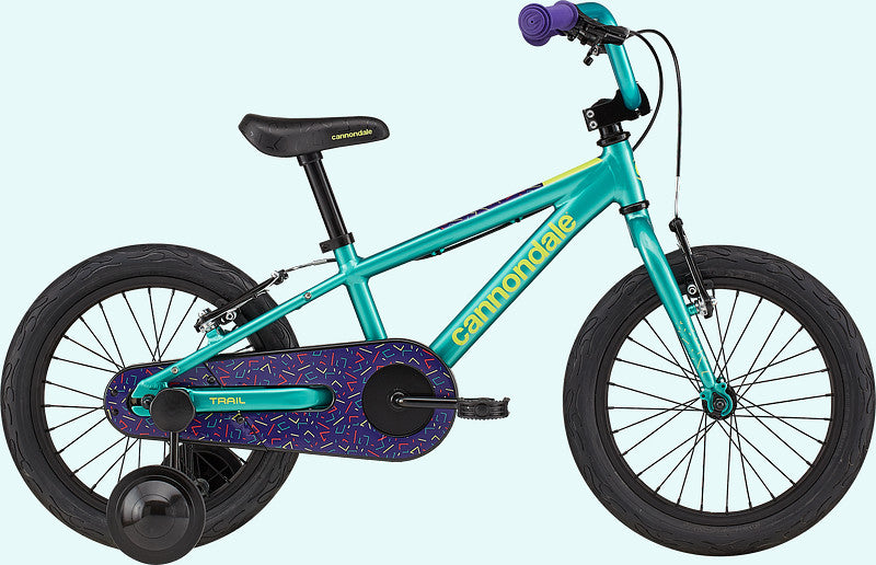 Lack für 2020 Cannondale Kids Trail Freewheel 16 Girl's - Gloss Turquoise