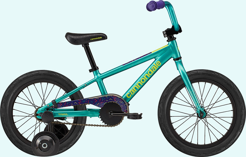 Lack für 2020 Cannondale Kids Trail Single-Speed 16 Girl's - Gloss Turquoise