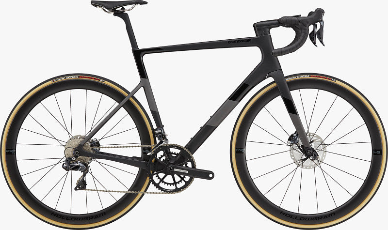 Paint for 2021 Cannondale SuperSix EVO Hi-MOD Disc Ultegra Di2 - Matte Black