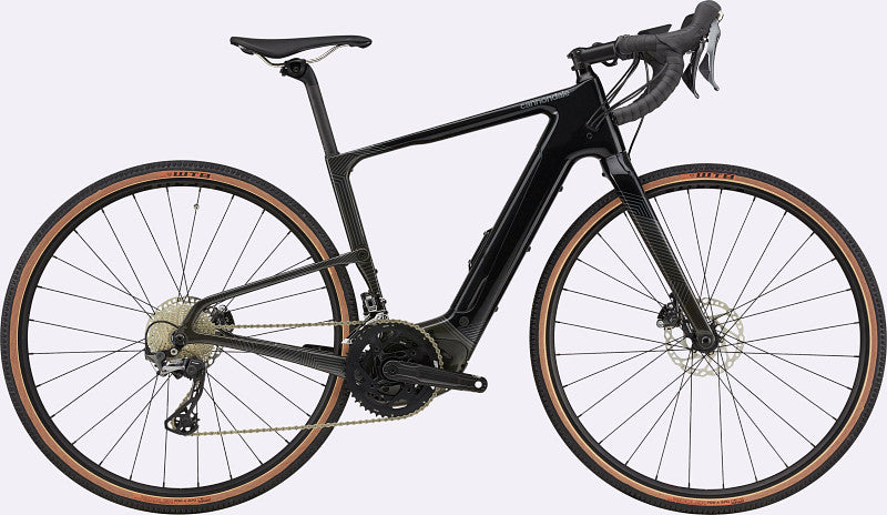 Paint for 2021 Cannondale Topstone Neo Carbon 2 - Gloss Black Pearl