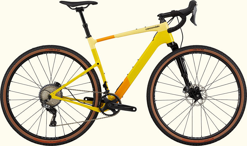 Paint for 2023 Cannondale Topstone Carbon 2 Lefty - Gloss Laguna Yellow