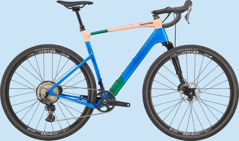 Paint for 2023 Cannondale Topstone Carbon 2 Lefty - Gloss Electric Blue