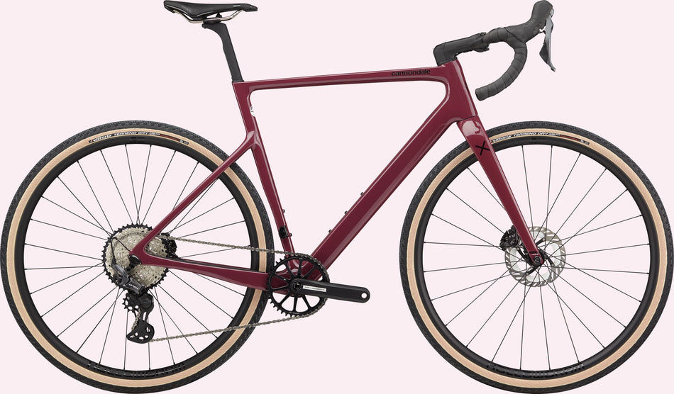 Paint for 2023 Cannondale SuperSix EVO SE 1 - Gloss Black Cherry