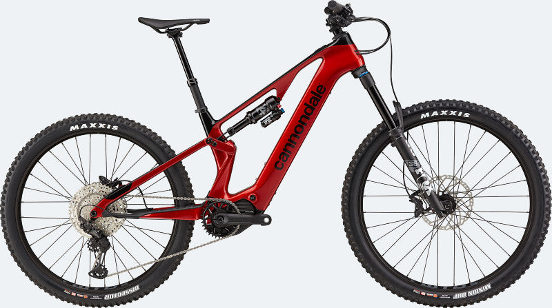 Paint for 2023 Cannondale Moterra SL 2 - Gloss Candy Red