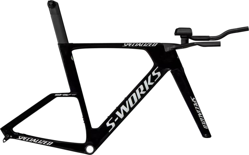 Paint for 2025 Specialized S-Works Shiv TT Module - Gloss Tarmac Black