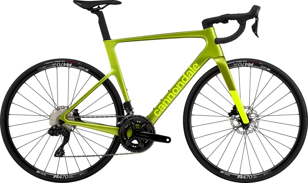 Paint for 2024 Cannondale SuperSix EVO 3 - Gloss Viper Green