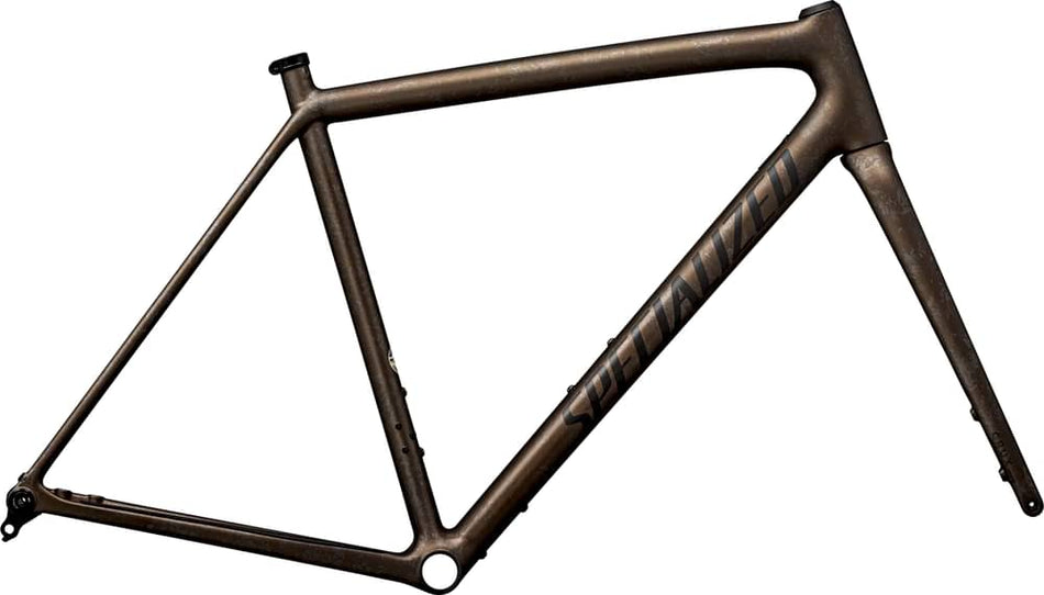 Paint for 2025 Specialized CruX 10R Frameset - Satin Burnt Gold Metallic