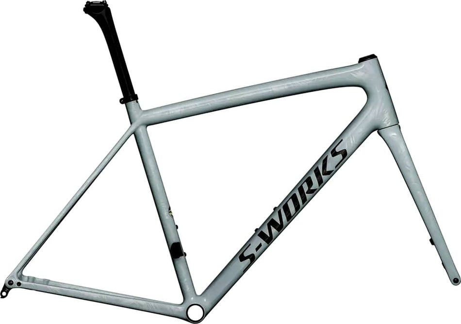 Paint for 2025 Specialized S-Works Aethos Frameset - Gloss Sea Foam