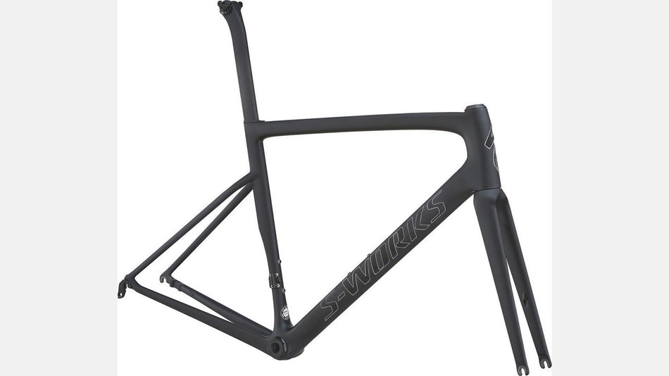 Paint for 2018 Specialized S-Works Tarmac Disc Frameset - Satin Black