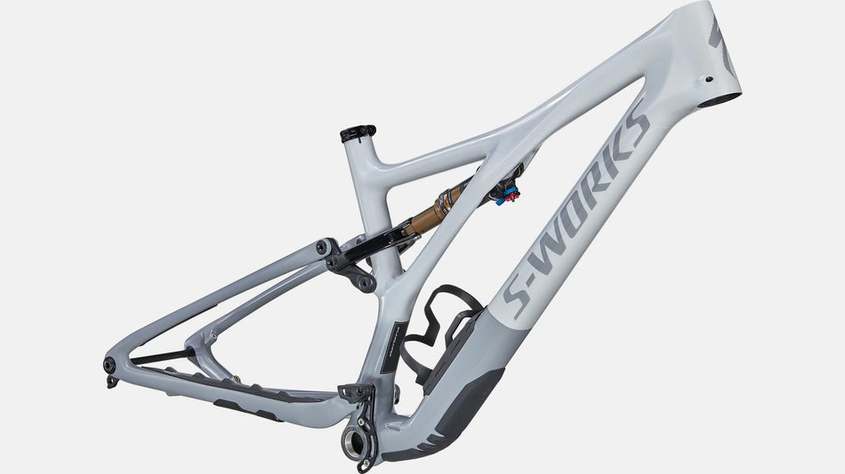 Lack für 2021 Specialized S-Works Stumpjumper Frame - Gloss Dove Grey