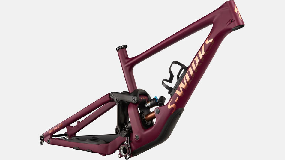 Paint for 2021 Specialized S-Works Enduro Frameset - Satin Raspberry