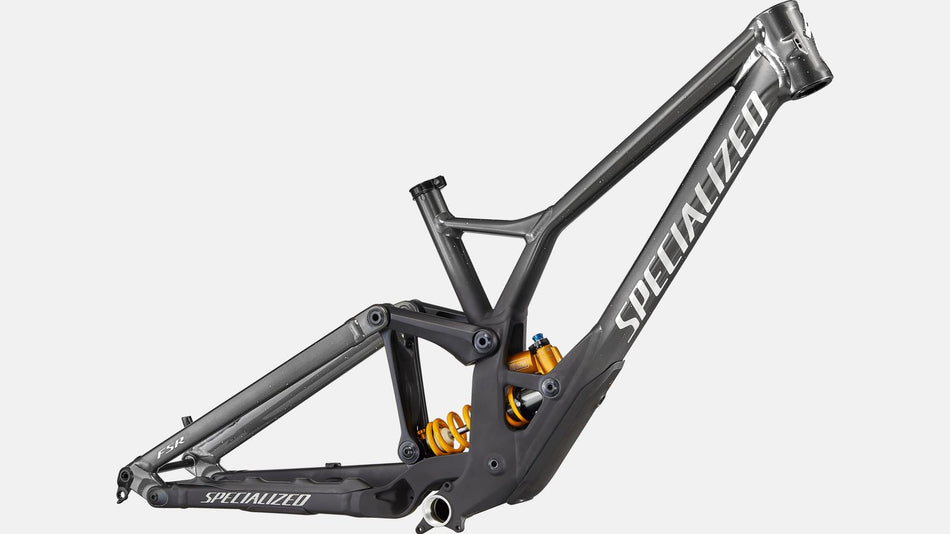 Lack für 2022 Specialized Demo Race Frameset - Gloss Black Chrome