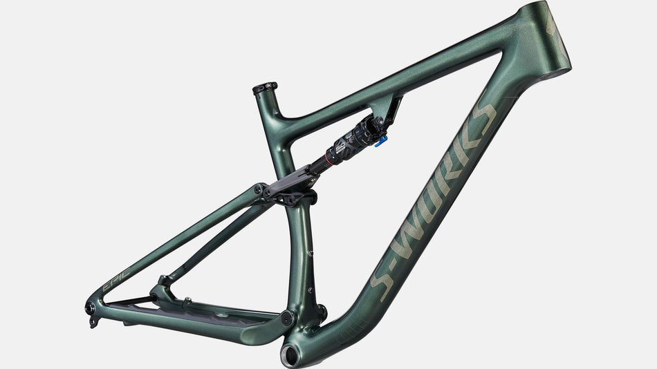 Lack für 2021 Specialized S-Works Epic EVO Frameset - Gloss Oak Green Metallic