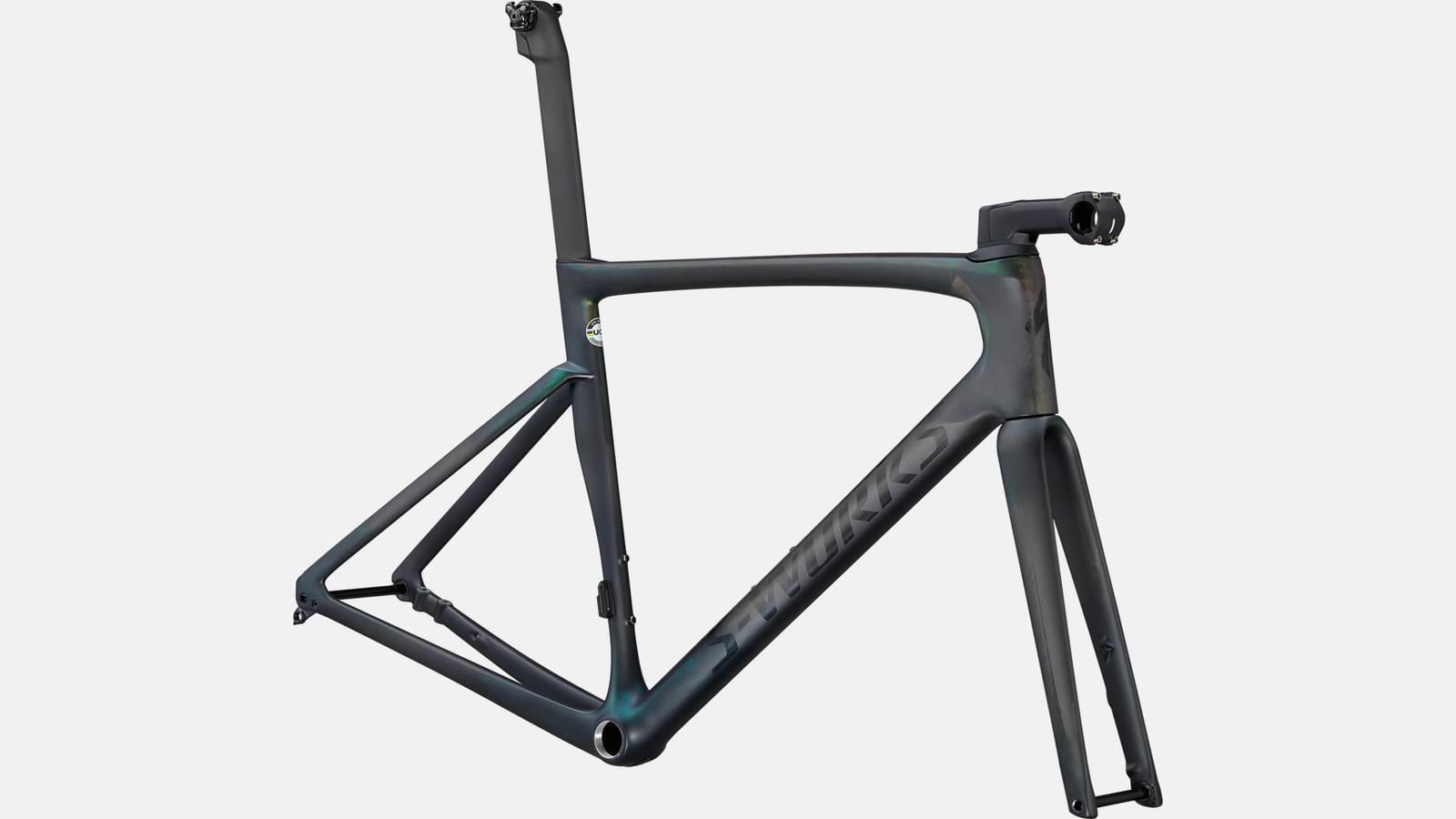 Paint for 2021 Specialized S-Works Tarmac SL7 Frameset - Gloss Carbon