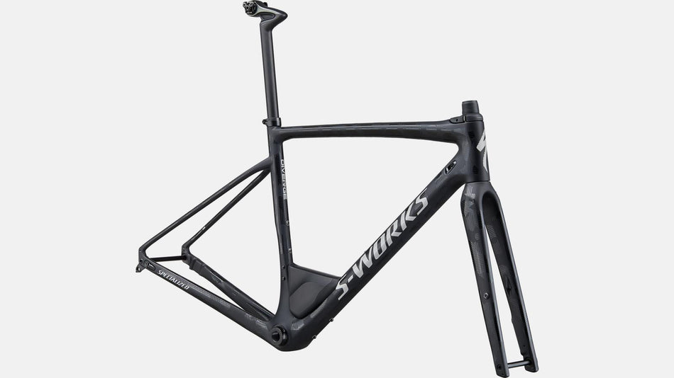 Paint for 2020 Specialized S-Works Diverge Frameset - Satin Black