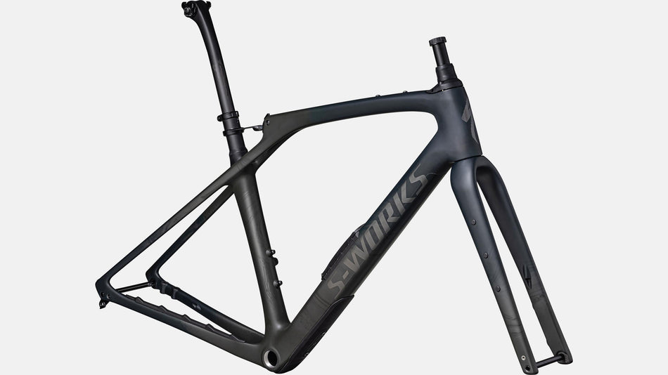 Paint for 2023 Specialized S-Works Diverge STR Frameset - Satin Forest Green