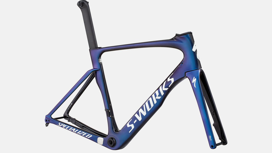 Paint for 2018 Specialized S-Works Venge ViAS Frameset - Satin Tarmac Black