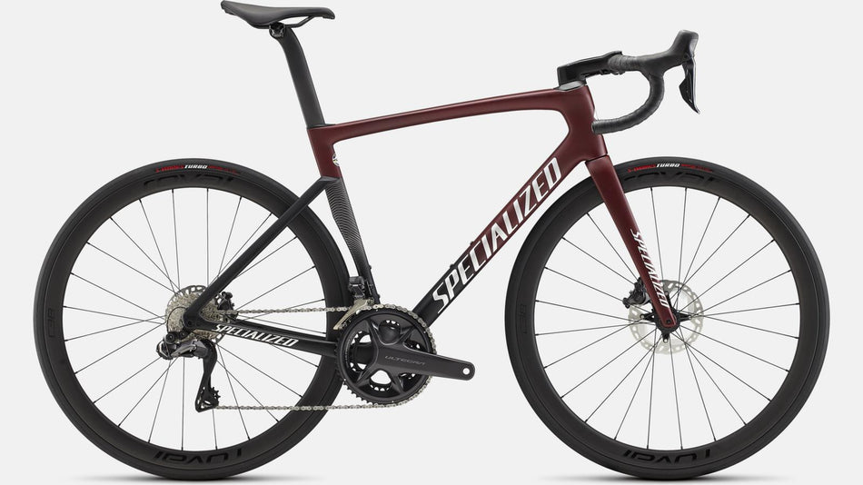 Paint for 2022 Specialized Tarmac SL7 Expert Shimano Ultegra Di2 - Satin Maroon