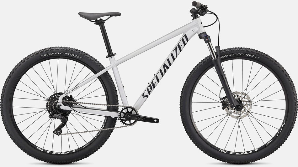 Lack für 2021 Specialized Rockhopper Comp - Gloss Metallic White Silver