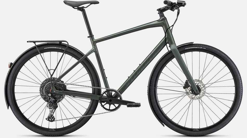 Lack für 2022 Specialized Sirrus X 4.0 EQ - Satin Oak Green Metallic