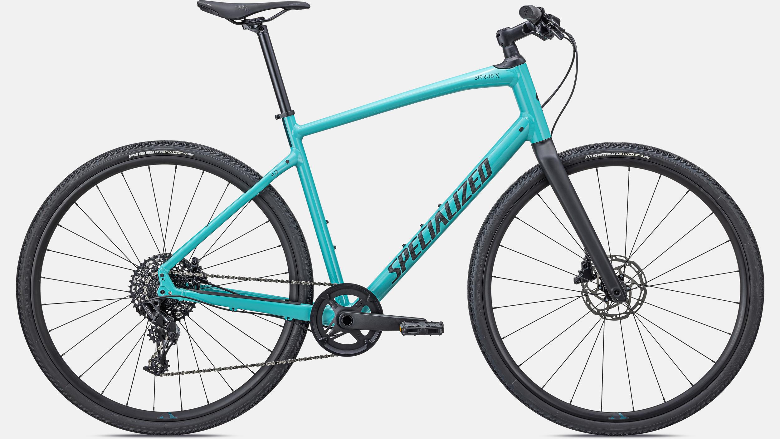 Paint for 2023 Specialized Sirrus X 4.0 - Gloss Lagoon Blue