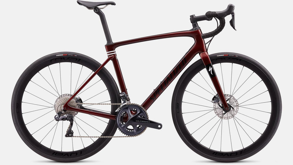 Paint for 2020 Specialized Roubaix Expert - Gloss Crimson - Cast Berry Edge Fade