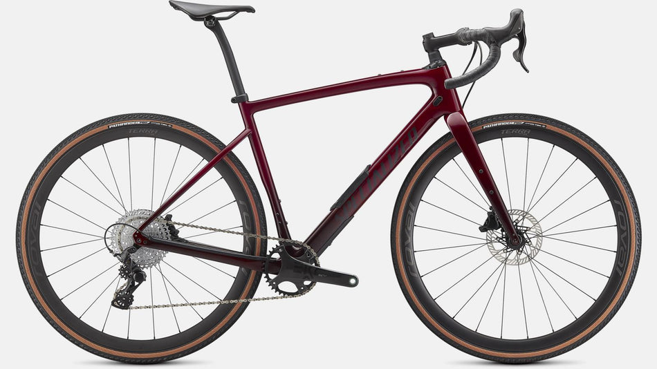 Lack für 2021 Specialized Diverge Pro Carbon – Campagnolo LTD - Gloss Maroon