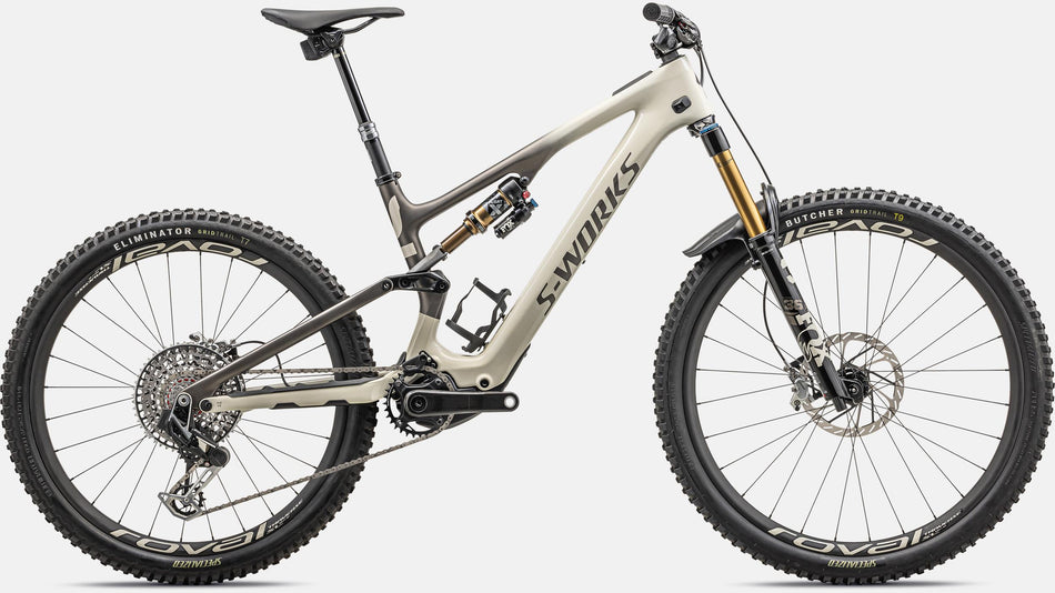 Lack für 2023 Specialized S-Works Turbo Levo SL Carbon - Gloss White Mountains