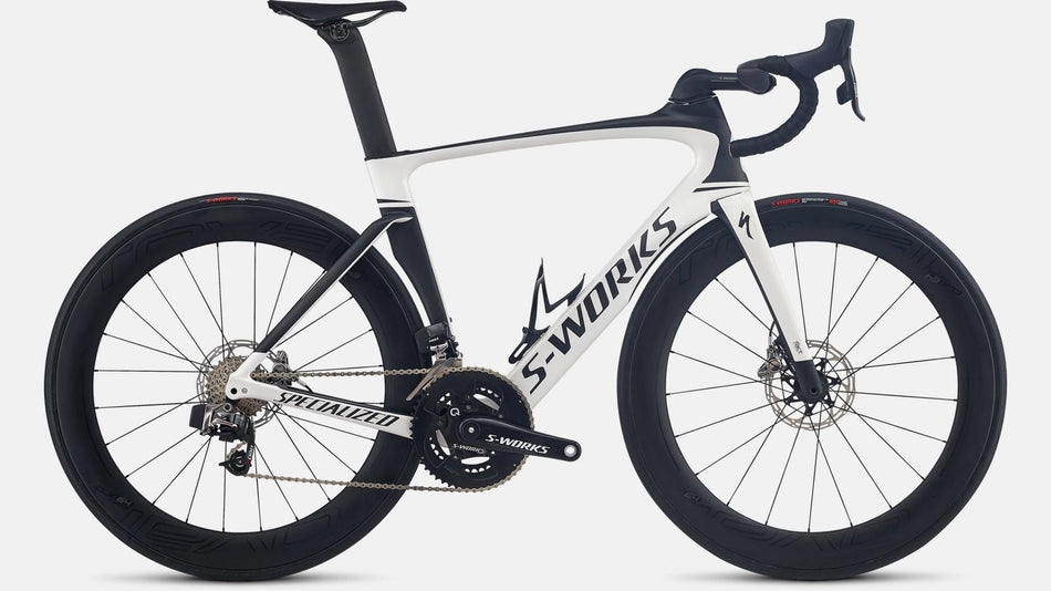 Paint for 2018 Specialized S-Works Venge ViAS Disc eTap - Gloss Metallic White